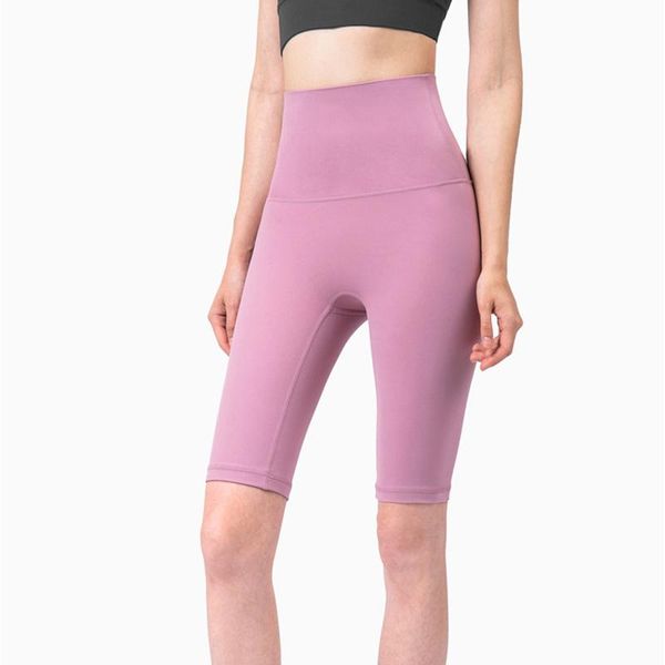 

yoga slim compression shorts women high waist tight gym workout leggings activewear for kg-1, White;red