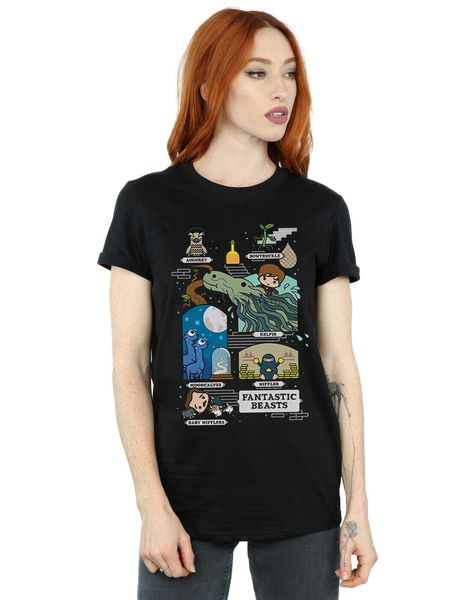 

fantastic beasts 2 women chibi newt boyfriend fit t-shirt sport hooded sweatshirt hoodie