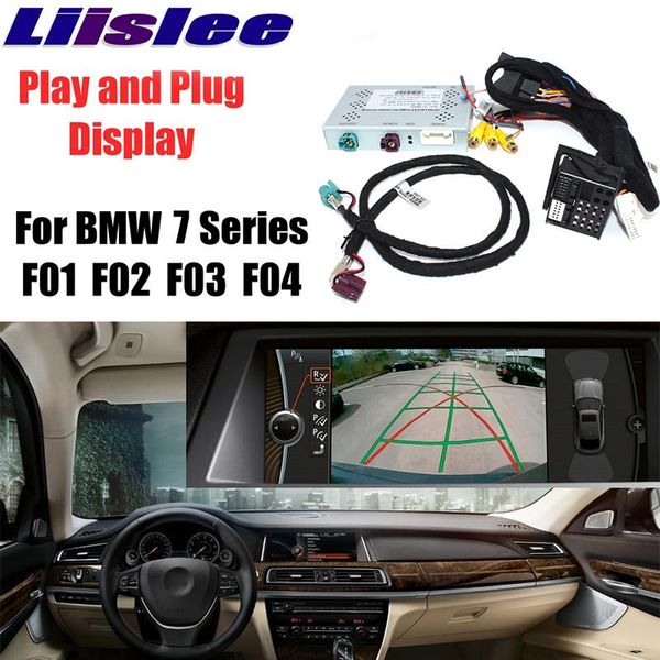 

car rear view cameras& parking sensors liandlee for 7 f01 f02 f03 f04 ccc cic nbt evo camera interface reverse back up kits display upgrade