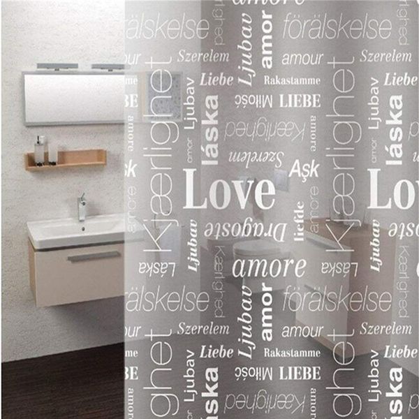 

оригинальные 180x180 см любовь чистые ванна душевые занавески для ванной комнаты для ванной комнаты устойчива для ванной комнаты водонепрони