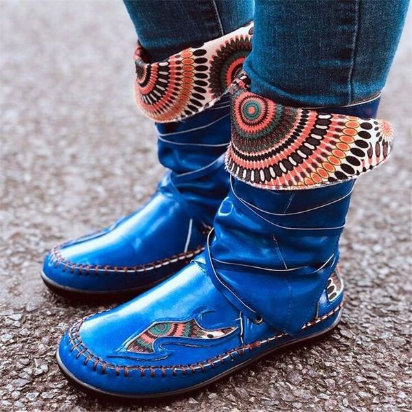 

2021 new winter mid-tube riding boots big casual size snowshoes women's shoes jn1o, Black