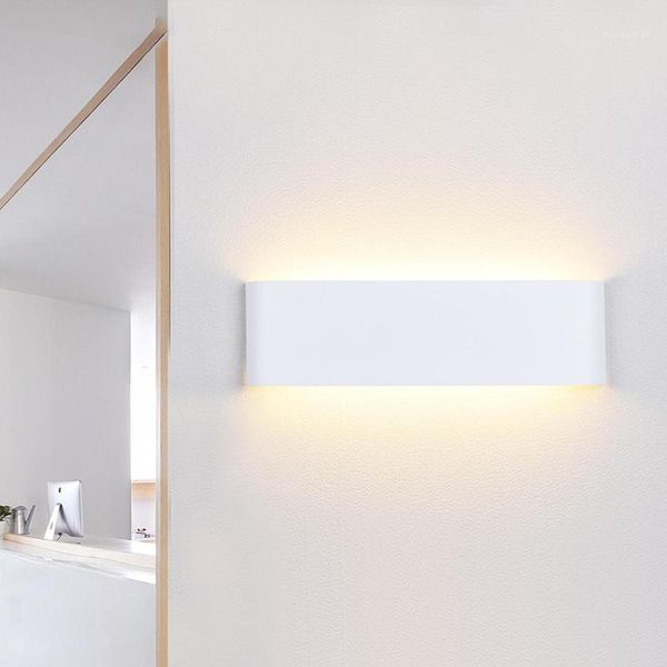 

wall lights wall lamp white energy-saving up down 6w modern home decoration night light bright hallway living room aluminum1