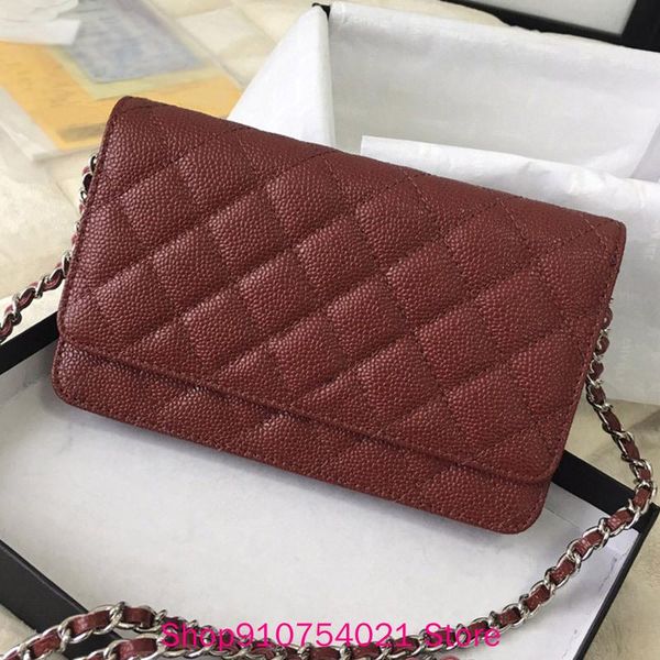 

classic caviar bag women luxury handbags designer purse feminina flap chain crossbody bag mini shoulder bags woc