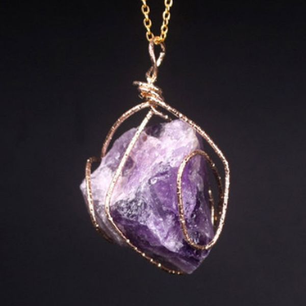 

healing crystal sale point new chakra quartz bead gemstone necklace pendant original natural stone style jew