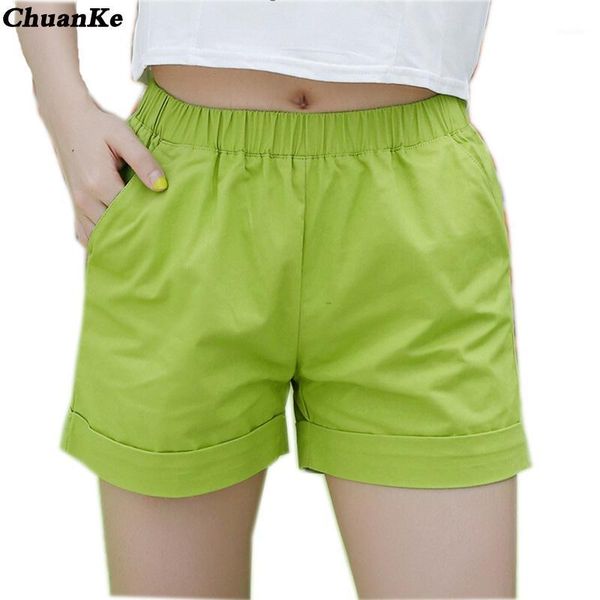 

woman shorts casual style ladies shorts plus size cotton female femininos new 2017 summer fashion1, White;black
