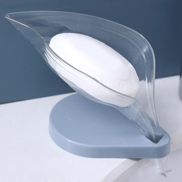 

leaf soap holder bathroom shower soap dish wall shelf plastic bath tray shower plates soap storage box with drain wholesale q bbyyog