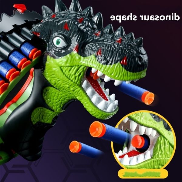 

5444children dinosaur bracelet electric burst soft bullet gun high capacity shooting toy for boys and girls with great power