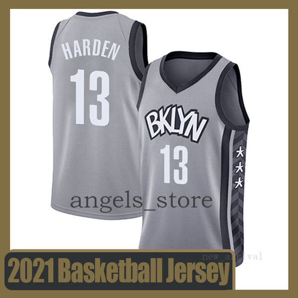 

2021 new basketball jersey brooklyn net james 13 harden kevin mens 7 durant kyrie 72 biggie irving 21 brown multi, Black;red