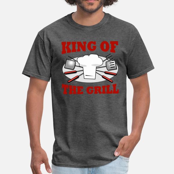 

king of the grill barbeque grill chef designers graphic t shirt retro casual tracksuit hoodie sweatshirt