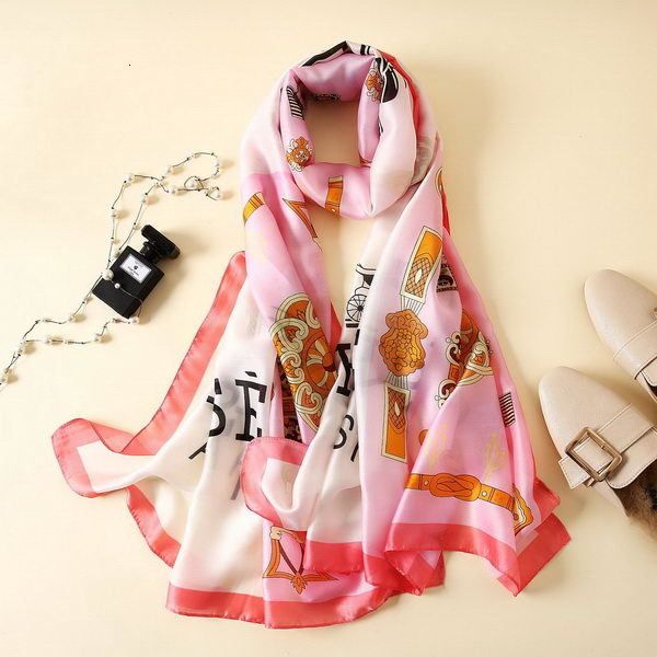 

2021 new arrival plumeria rubra print scarfs for women girl chiffon scarves wraps long scarf hijab gift, Blue;gray