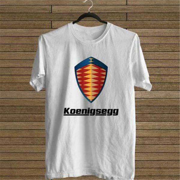 

new koenigsegg supercar logo white t-shirt tee usa size em1 custom print tee shirt sport hooded sweatshirt hoodie