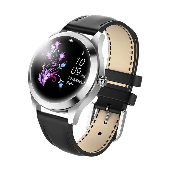 

kw10 smart round screen women's multi motion monitoring reminder bluetooth br