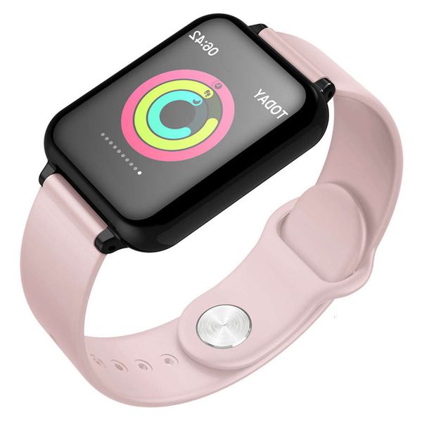 

new b57 color screen smart heart rate blood prsure sleep monitoring exercise brjk