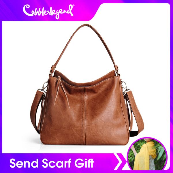 

cobbler legend vintage handbags for women genuine leather shoulder bag female crossbody hobos bag ladies tote 2019 designer