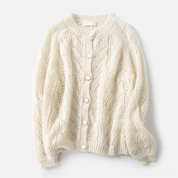 

vjo3g new cut-out hook sprghorsesea hair button cardigantemporarily march hair in hook cut-out early springhorsesea new button knittg knitti, White;black