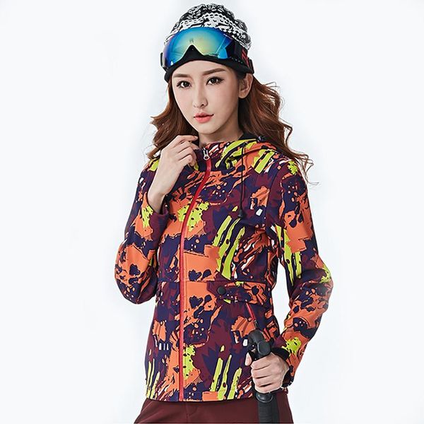 

outdoor jackets&hoodies spring autumn softshell jackets camo waterproof windproof thermal windbreaker women climbing camping hiking coat, Blue;black