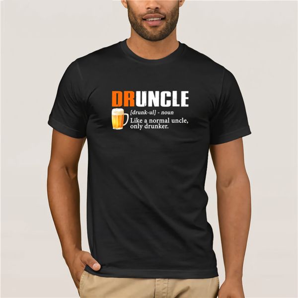 

100% cotton for definition of druncle like a normal uncle only drunker trendy creative graphic hoodie designers t shirts sweatshirt