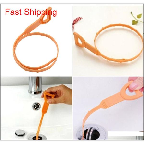 

snake shaped sink cleaner bathroom toilet kitchen drain removes clogged hairs cleaning brush for qylscl homes2011