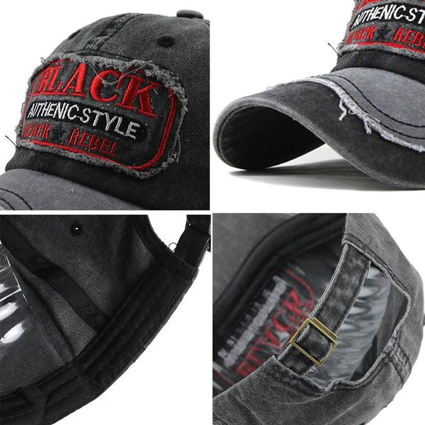 

flb] baseball cap women hats for men trucker brand snapback caps male vintage embroidery casquette bone black dad hat caps f316 bbyzhk, Black;white