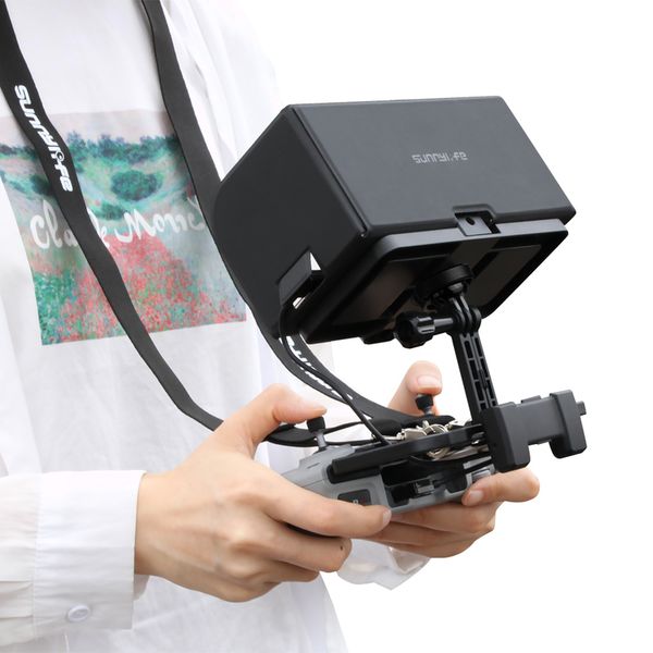 

контроллер удаленный мобильный телефон с sun hood pull smartphone держатель для dji mavic mini / pro / mavic air 2 аксессуары для