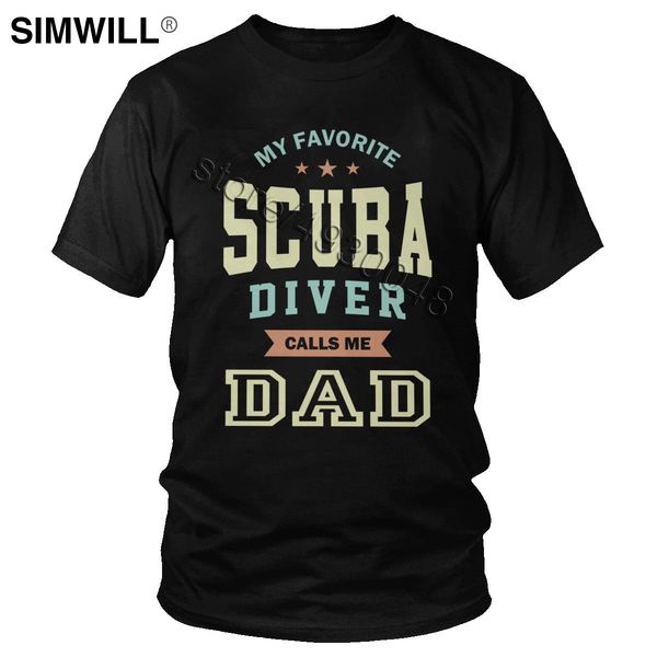 

trend my favorite scuba diver call me dad men's summer round collar short sleeve retro dive quote hooded sweatshirt hoodie men t shirt