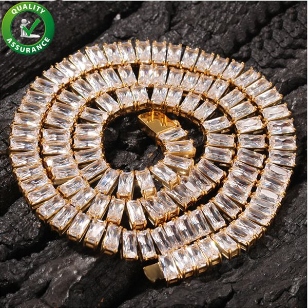 

hip hop bling chains jewelry мужчины роскошная mens ожерелье iced out кубинский link chain алмазная нержавеющей стали рэпер модные аксессуар, Black