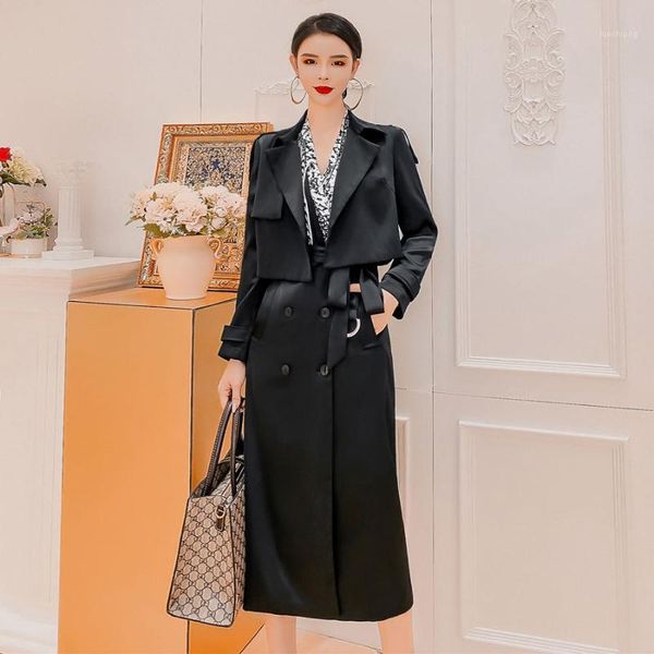 

women 2021 autumn winter new two piece set female vintage solid blazers +slim patchwork dresses 2 piece set elegant outfits c4301, Gray