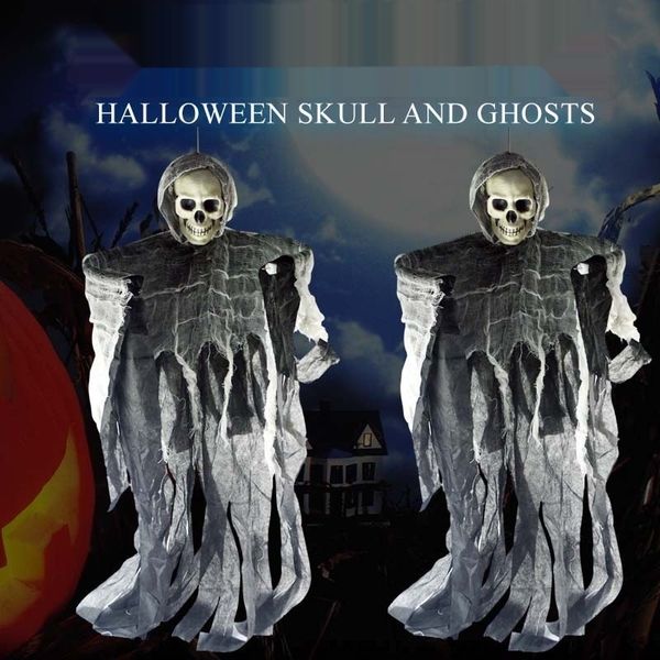 

brvzh halloween toywhole decoration bar toyprop bar person horror ghost house decoration toy room props frightening secret skull hanging gho