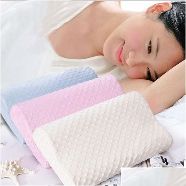 

memory foam orthopedic pillow latex neck pillow fiber slow rebound soft masr cervical health car jllbxi dhsybaby