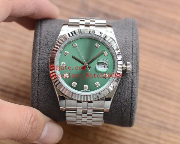 

10 стиль унисекс наручные часы 36 мм 116234 116233 алмазный циферблат из нержавеющей стали asia 2813, Slivery;brown