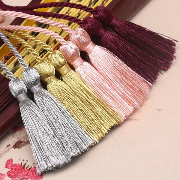 

5pc polyester two head rope tape tassels home textile curtain clothing pendant craft tassels diy clothing decoration material h wmttue