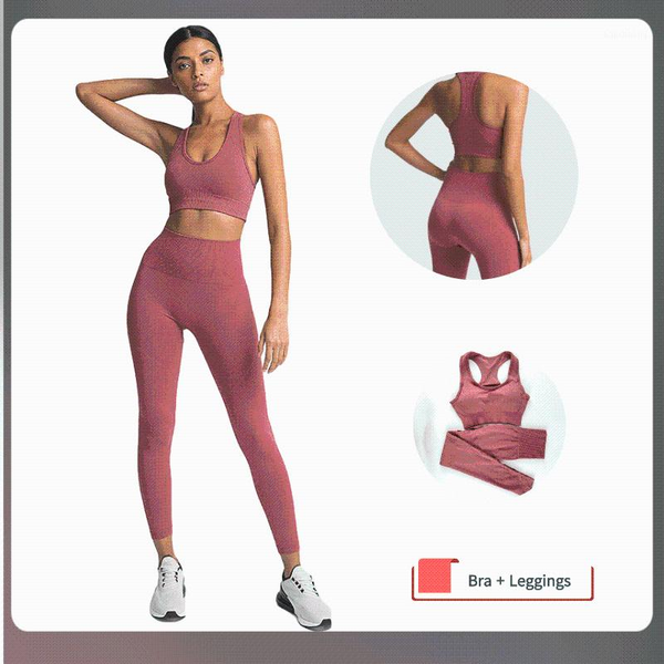 

yoga outfits 13 color bra and leggings set high waist pure comfortable quick drying sports suit fitness clothing1, White;red
