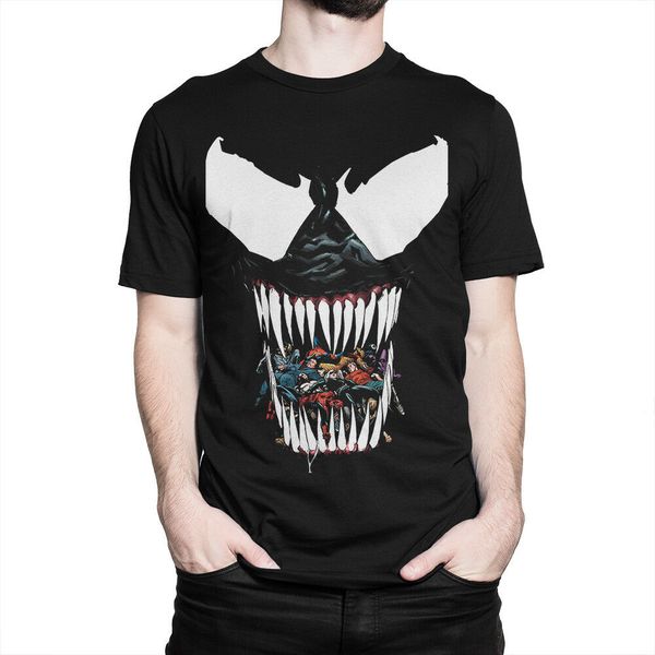 

venom face comics art t-shirt, movie tee, men's women's all sizes sport hooded sweatshirt hoodie