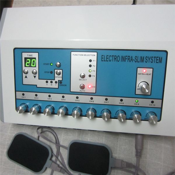 Portable EMS Infrared Hot Micro Current Electro Stimulator Body Massager Machine