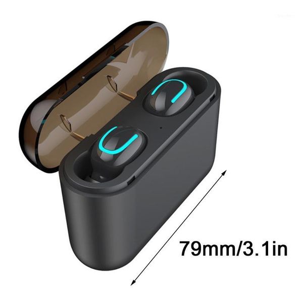 

q32 wireless bluetooth 5.0 tws mini earbuds portable handsmicrophone headset with charging case gaming earphone1
