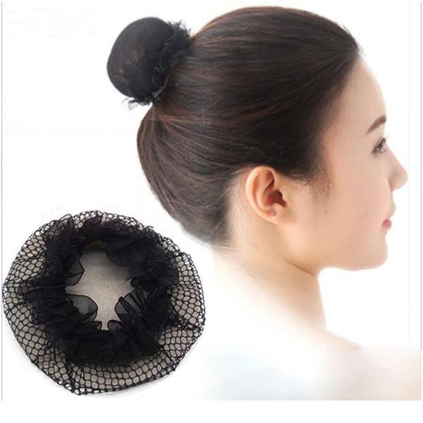 

elastic hair bands hairnets good quality mesh weaving black wig hair net making caps dount bun maker hair acc qylsib