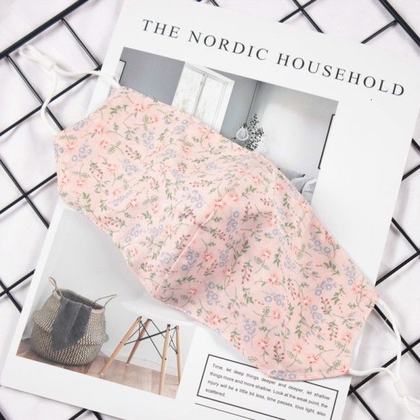 

shipping floral print fashion cotton dhl masks dustproof cover women winter washable breathable face mask x661fz