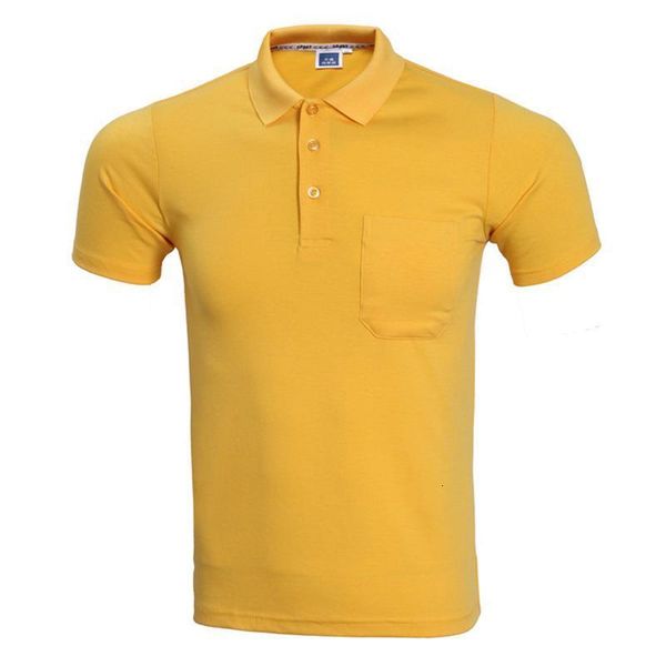 

fashoin polo homme 2021 summer brand short sleeve polo shirt men causal slim fit solid color pocket camisa polo men yellow xxxl, White;black