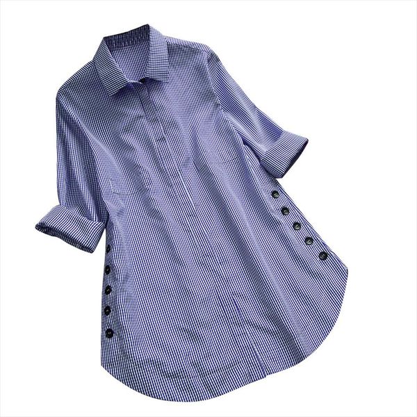 

womens long sleeve lattice button casual shirt loose plus size blouse long sleeve shirt women blouse et chemisier femme, White