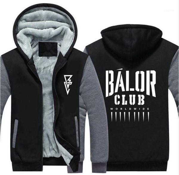 

men's hoodies & sweatshirts usa size wrestling finn balor club roman reigns no one is safe seth rollins dean ambrose hoodie zipper coat, Black