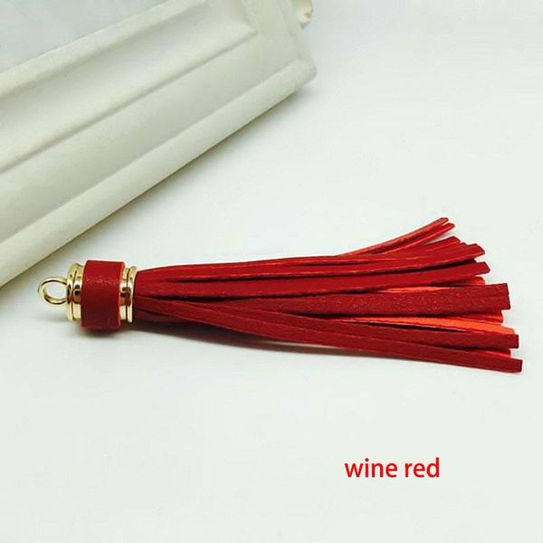 

12pcs lot personalized suede tassel pendant leather tassels for keychain bag cellphone pendant home decoration diy accessories h jllztm