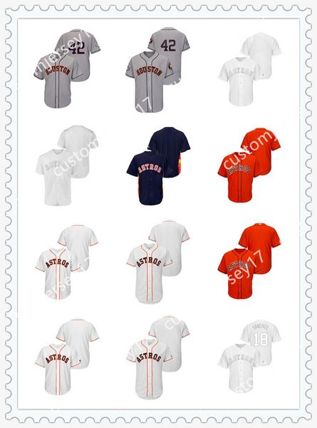 

men women youth houston astros 2 alex bregman 18 aaron sanchez 16 aledmys diaz playercustom jerseys baseball jersey, Black