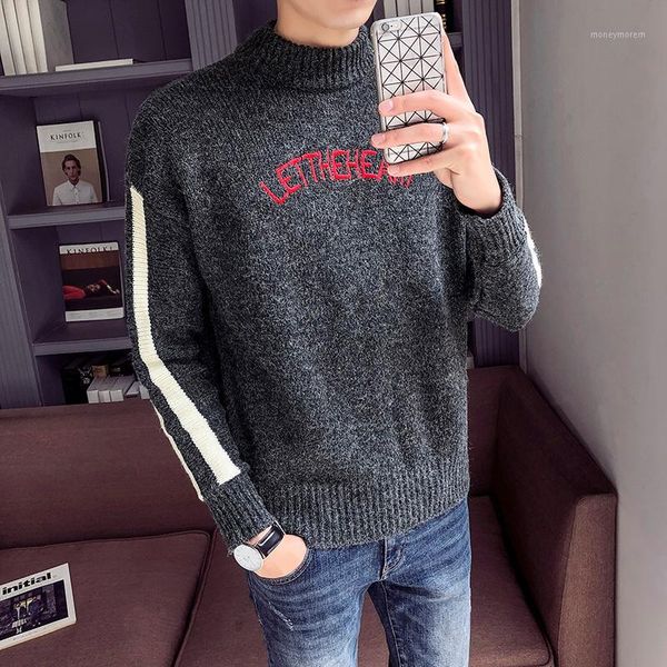 

xxl autumn winter christmas sweater men clothes 2019 fashion warm mens sweater for men pullover wear jumper sueters thick sc811, White;black