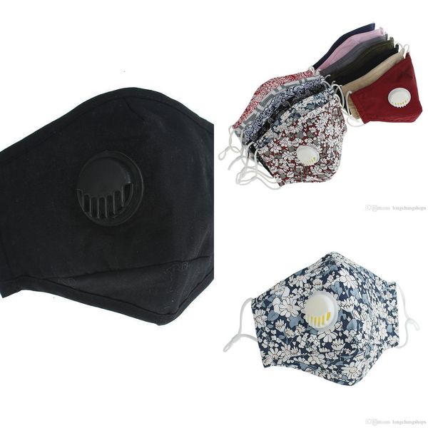 

anti-dust masks washable pm2.5 dhl mask face reusable valve protective cotton face masks cloth lgds ix19