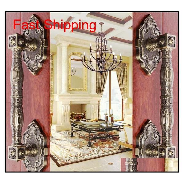 

antique bronze european 370mm zinc alloy villa archaize wooden door l glass door handle steel pull door knob hardw qylfdv bdenet