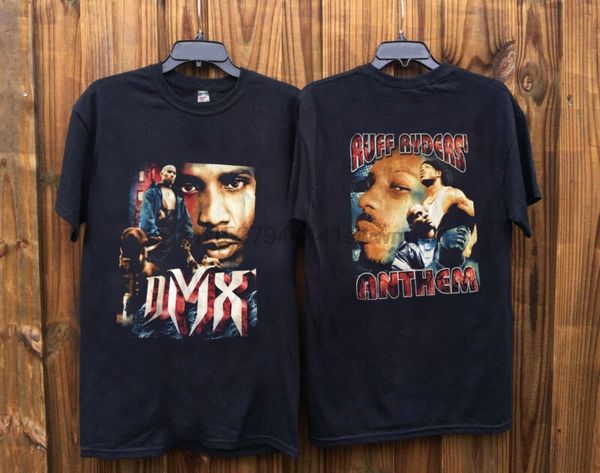 

90s rap t-shirt - dmx - ruff ryders usa size sport hooded sweatshirt hoodie