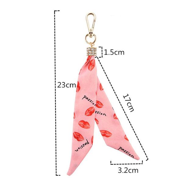 

new scarves key chain exquisite decoration silk tassels keychains women bag charm jewelry acessory eh108b h jllfxj