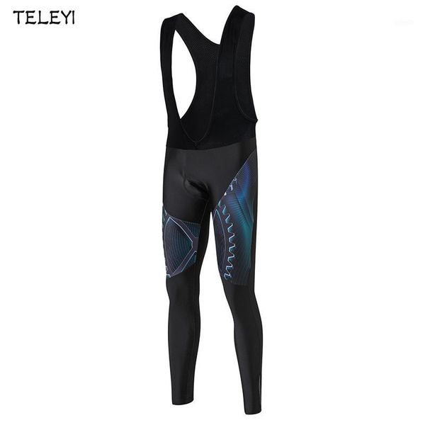 

racing pants teleyi men cycling gear bike black sports mtb gel 3d padded tight bicycle long clothing wear s-xxxl1, Black;blue