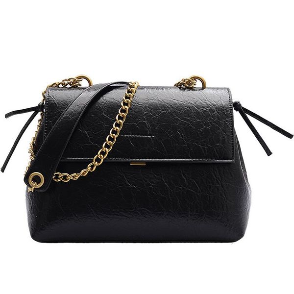 

designer women pu leather flap crossbody bags fashion chain shoulder messenger bag lady handbags casual tote bag for female