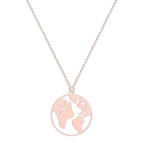 

2020 titanium stainless steel gold rose gold steel tone hollow out pendant long chain necklace for women men jewelry, Silver